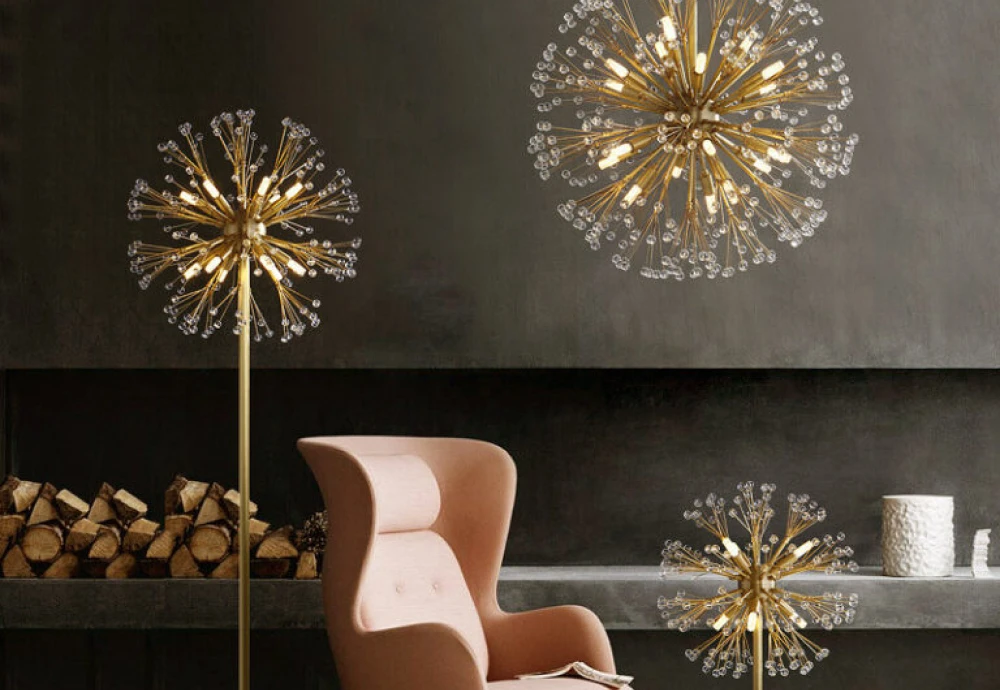 round modern crystal chandelier